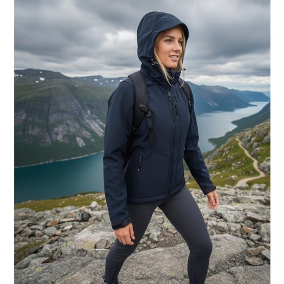 ROCK EXPEDITION AquaTech 3-Layer Softshell Sport Jacket - Blue - Women's XS NWT - Picture 2 of 12